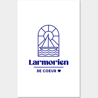 Larmorien de coeur - Brittany Morbihan 56 BZH Mer Larmor Plage Posters and Art